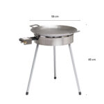 Gaasipõletiga grill/paellapann Basic-580 rent Paella pannid