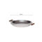 Grillpann-FP-460,-ø-46-cm Gaasipõöleti Grillpann Wok-pann Cataplana komplektid Pritsmekaitsmed Wok-panni kaaned Gaasipõletid jalgadel Paella pannid Grilpannid