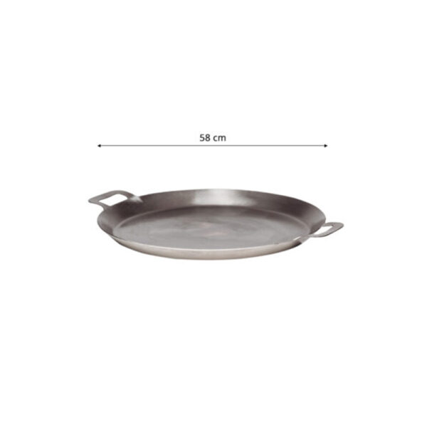 Grillpann-FP-580-Basic,-ø-58-cm Gaasipõöleti Grillpann Wok-pann Cataplana komplektid Pritsmekaitsmed Wok-panni kaaned Gaasipõletid jalgadel Paella pannid Grilpannid