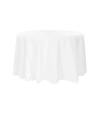 Laudlina-Ø280 valge Ümmarused laudlinad Laudlina ümmargusele lauale Ümmargune laudlina Eri mõõtmetes laudlinad rent ja müük