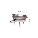 Gaasipõletiga grill/paellapann PRO-460 inox rent Paella pannid
