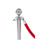 Piirdeköis punane samet hõbedase otsaga rent VIP Piirdepostid