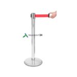 Piirdepost hõbedane punase lindiga rent VIP Piirdepostid