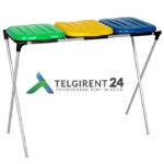 Prügikotihoidja jäätmete sorteerimiseks, 3-osaline