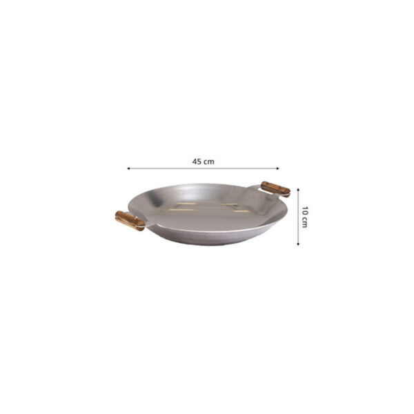 Wok-pann-WP-450,-ø-45-cm-WP-450 Gaasipõöleti Grillpann Wok-pann Cataplana komplektid Pritsmekaitsmed Wok-panni kaaned Gaasipõletid jalgadel Paella pannid Grilpannid