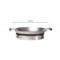 Wok-pann-adapteriga-450-inox-WS-450i Gaasipõöleti Grillpann Wok-pann Cataplana komplektid Pritsmekaitsmed Wok-panni kaaned Gaasipõletid jalgadel Paella pannid Grilpannid