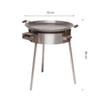 Gaasipõletiga grill/paellapann PRO-720 rent Paella pannid