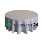 Laudlina Ø320cm valge mustriga rent Ümmargused laudlinad