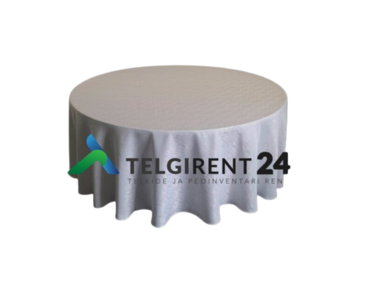 Laudlina Ø320cm valge mustriga