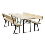 Õllemööbel seljatoega 70cm lai rent Õllemööbel