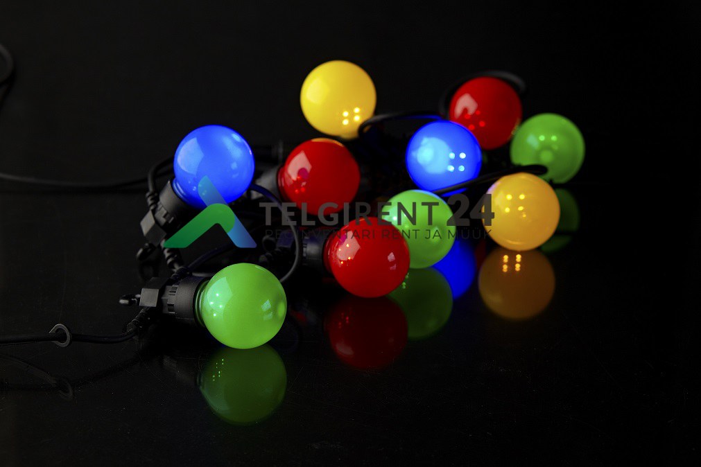 Värviline valguskett rent