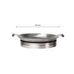 Wok-pann adapteriga 545 inox WS-545i rent Paella ja wok pannid