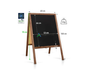 Kriiditahvel M 60x100cm m&uuml;&uuml;k restoranidesse ja erinevatele &auml;ripindadele reklaamtahvliks sobiv kriiditahvel Kriiditahvlite m&uuml;&uuml;k