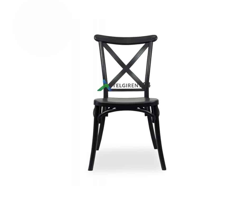 Mustad toolid Cross-Back Toolide rent M&ouml;&ouml;bli rent Ideaalne tool pulmadesse