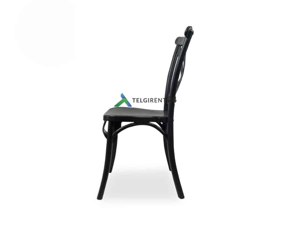 Mustad toolid Cross-Back Toolide rent M&ouml;&ouml;bli rent Ideaalne tool pulmadesse