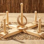 Rongaviske mangu rent - puidust alusplaat pulkade ja rongastega